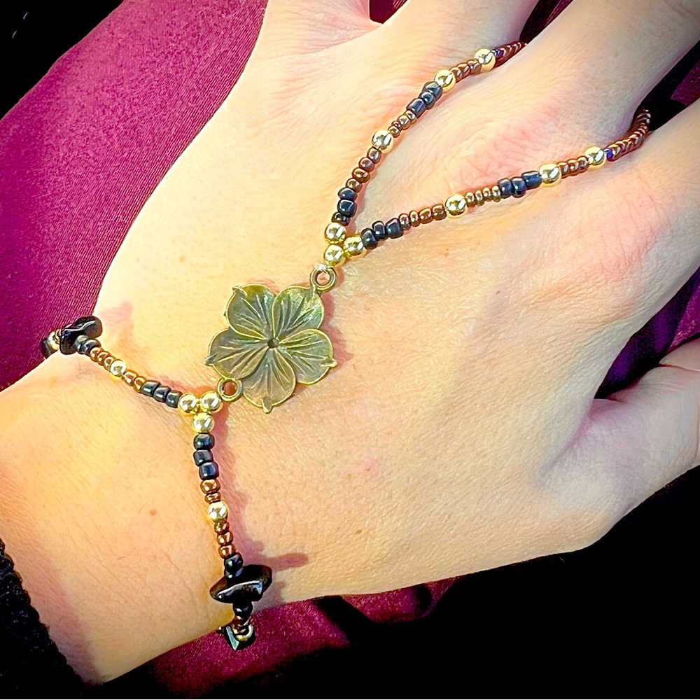 Handmade ring slave bracelet unique